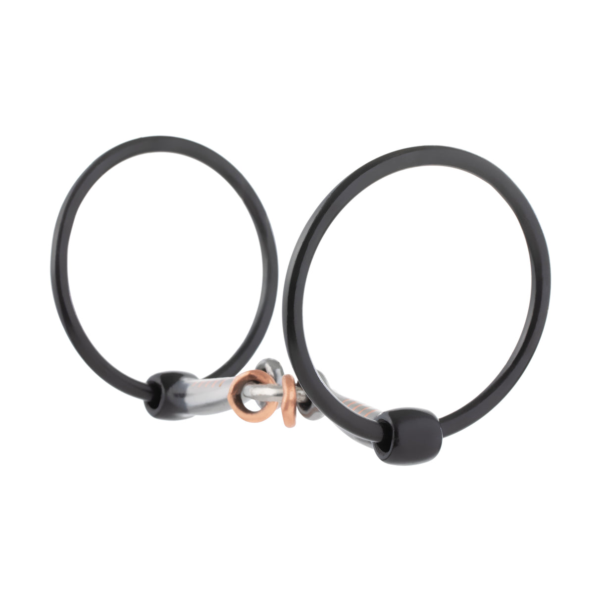 Ring Snaffle Bit with 5" Sweet Iron Smooth Lifesaver Mouth