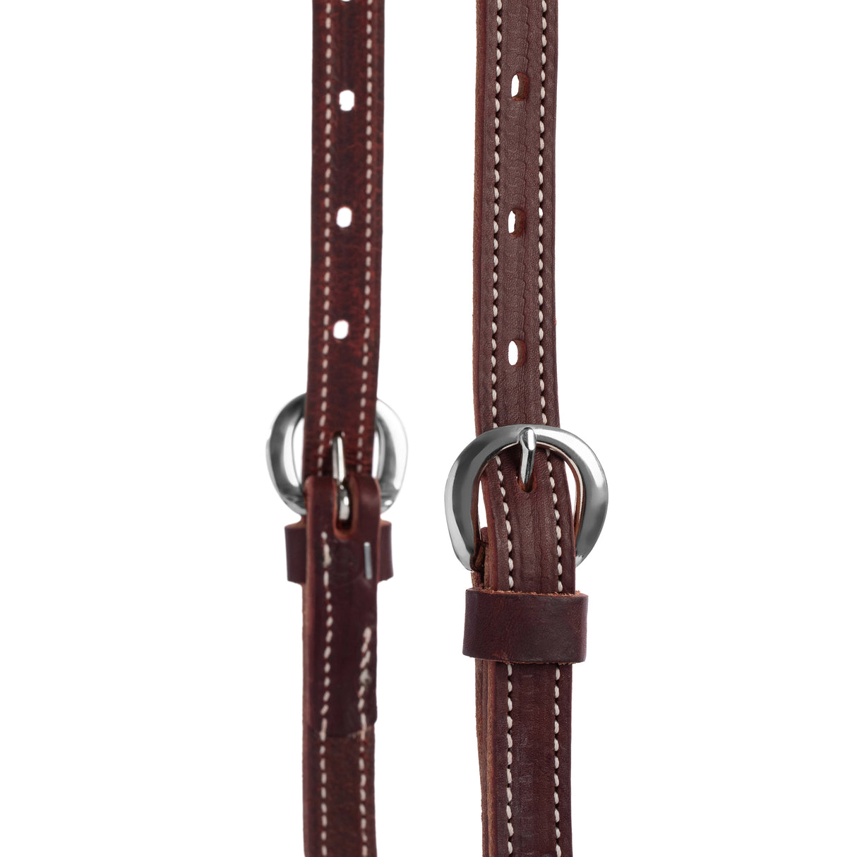 Latigo Leather Flat Sliding Ear Headstall