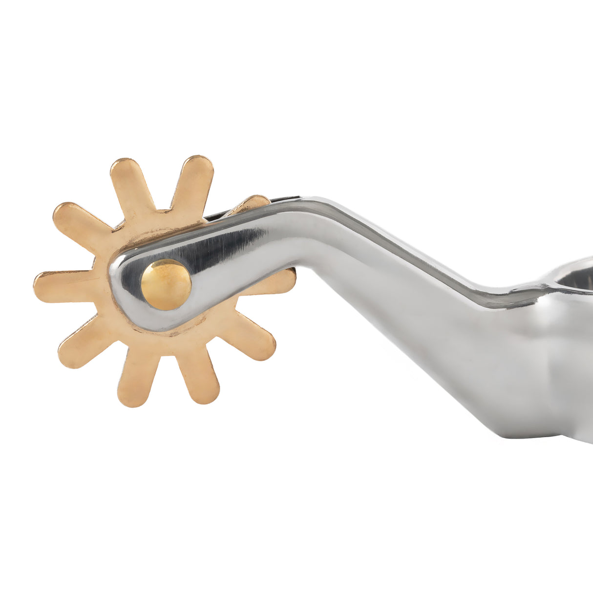 Men's Spur with Plain Band, 2" Shank, 3/4" Band, 10-Point Rowel