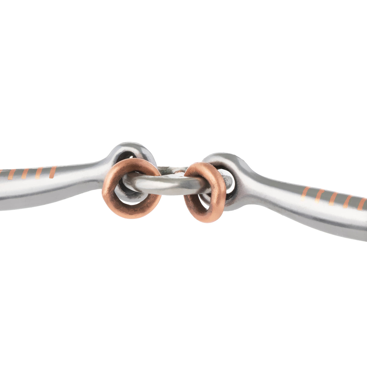 Ring Snaffle Bit with 5" Sweet Iron Smooth Lifesaver Mouth