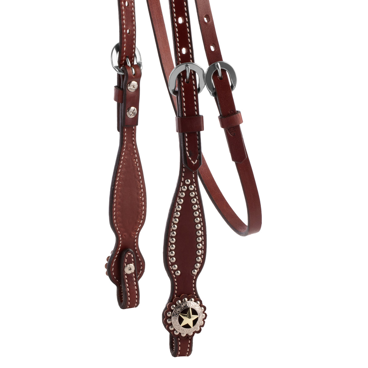 Texas Star Chestnut Browband Headstall