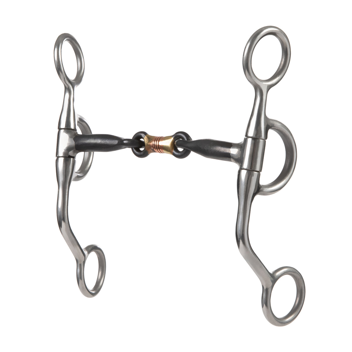 Professional Argentine Bit, 5" Sweet Iron Three-Piece Mouth