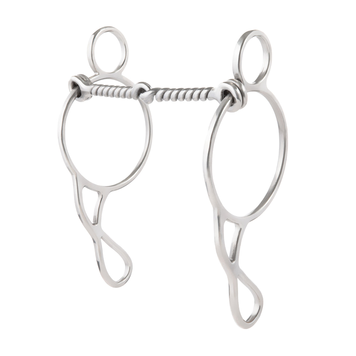 Gag Bit, 5" Twisted Wire Snaffle Mouth