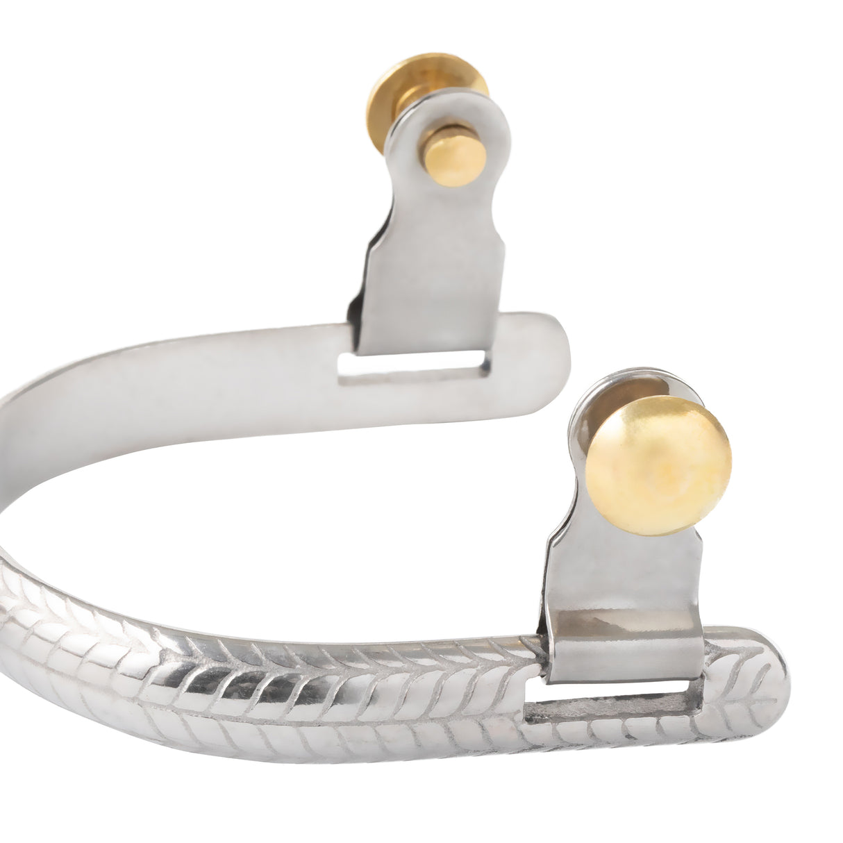 Ladies' Roping Spur with Engraved Band