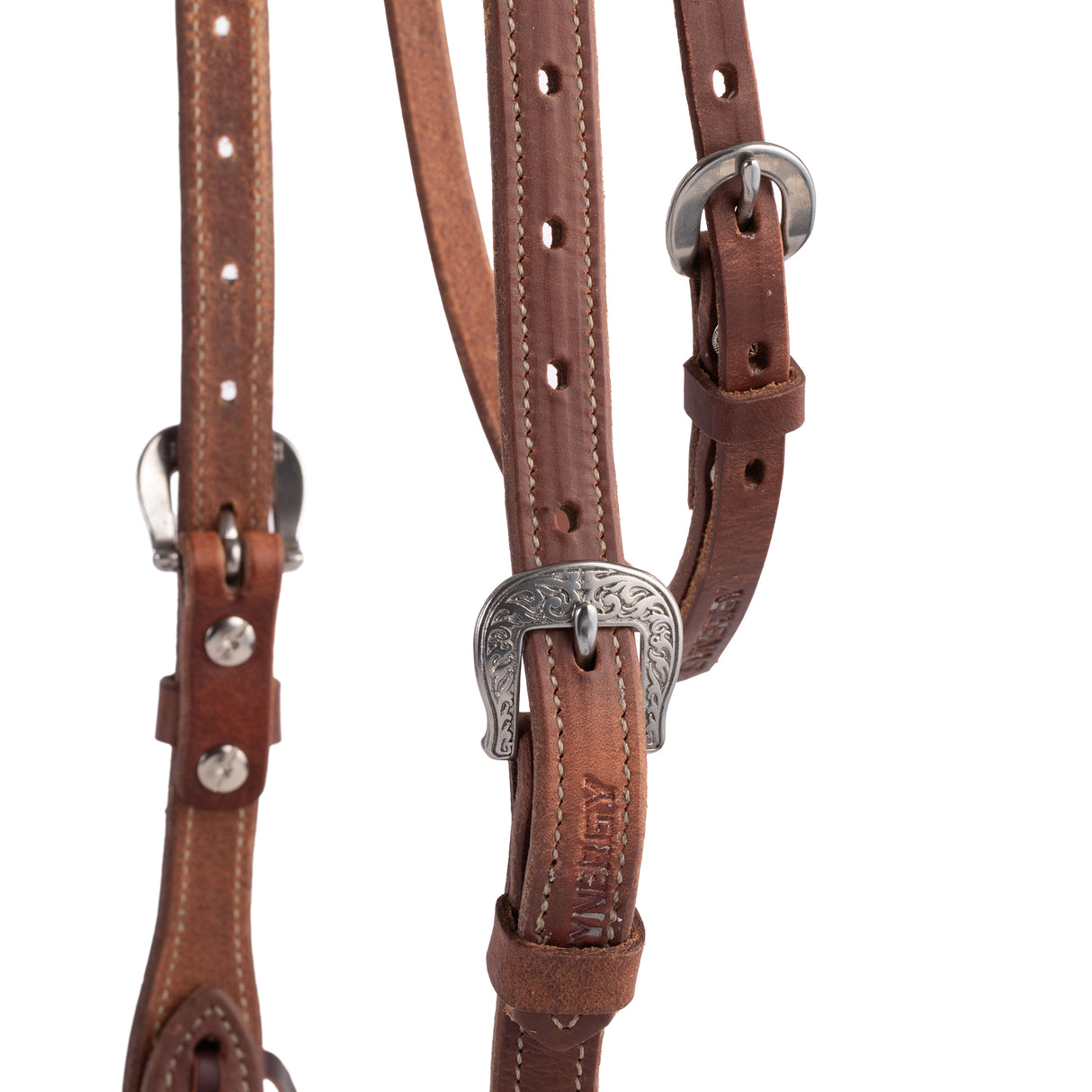 Synergy® Harness Leather Headstall with Designer Hardware