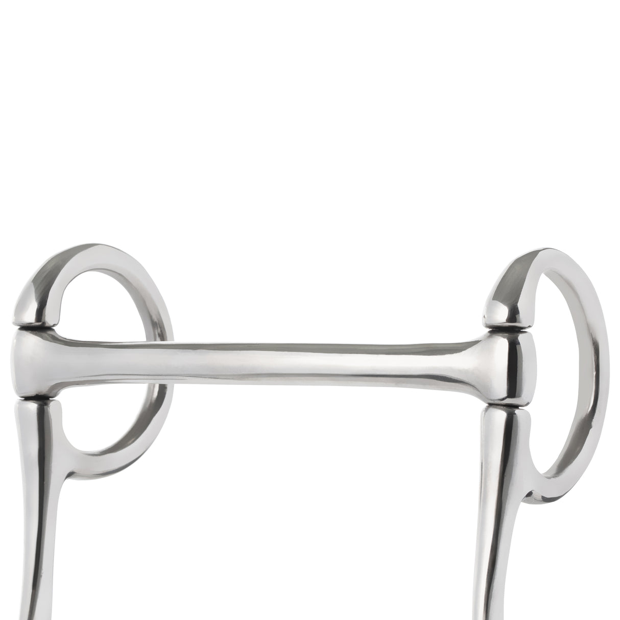 Miniature Half Cheek Driving Bit, 3-1/2" Mullen Mouth, Stainless Steel