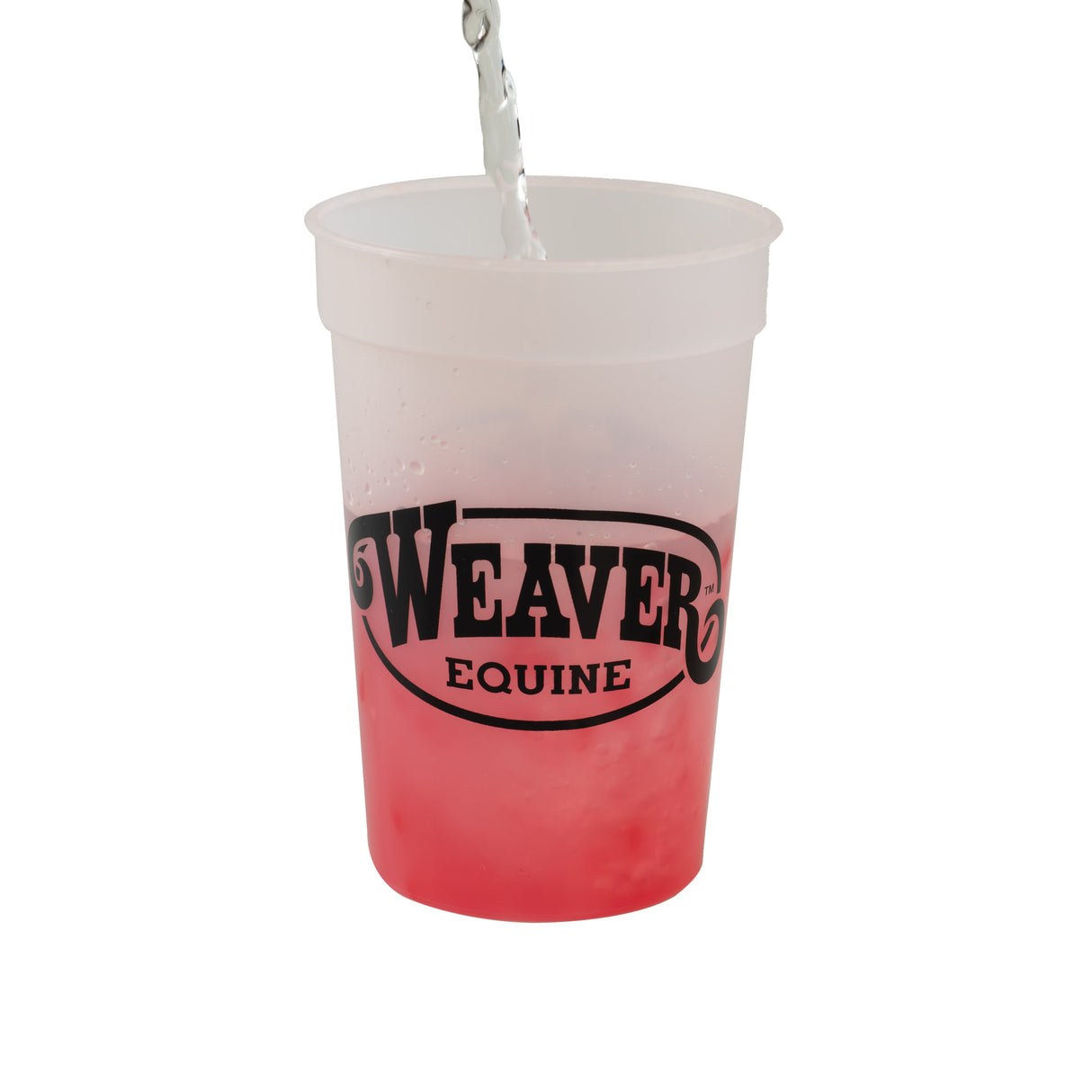 Weaver Equine 16 oz Plastic Cup, Frosted Red