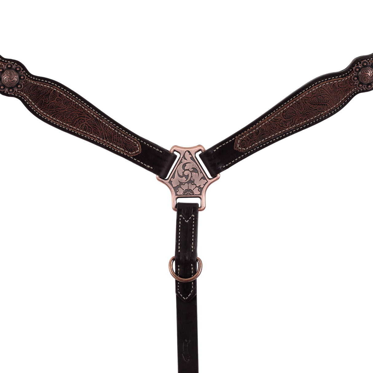 Western Floral Scalloped Breast Collar