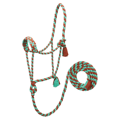 EcoLuxe™ Bamboo Braided Rope Halter with 8' Lead