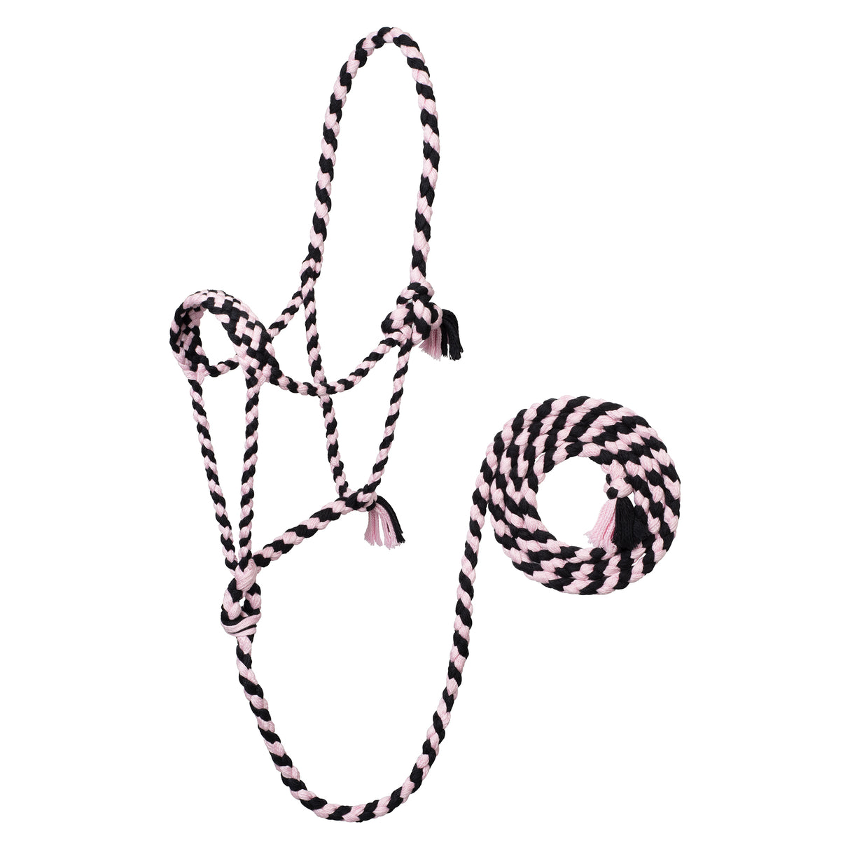 EcoLuxe™ Bamboo Braided Rope Halter with 8' Lead