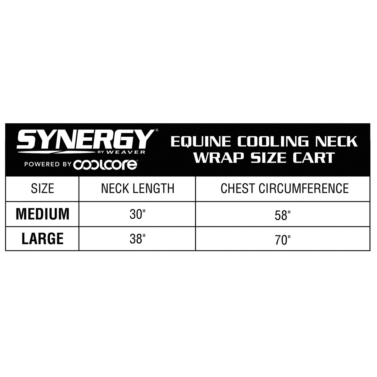 Equine Cooling Neck Wraps Powered by Coolcore®