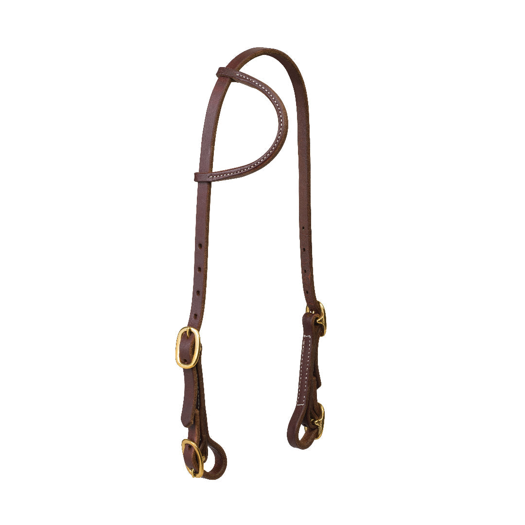 Working Tack Single-Ply Headstall with Buckle Ends