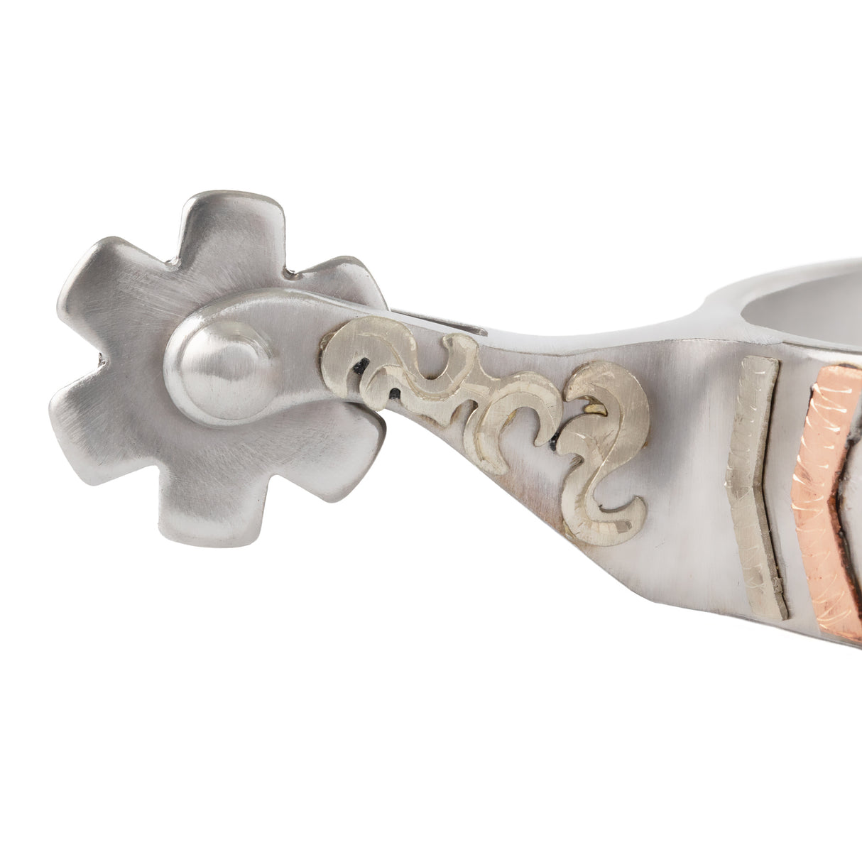 Ladies Spur with Floral Design