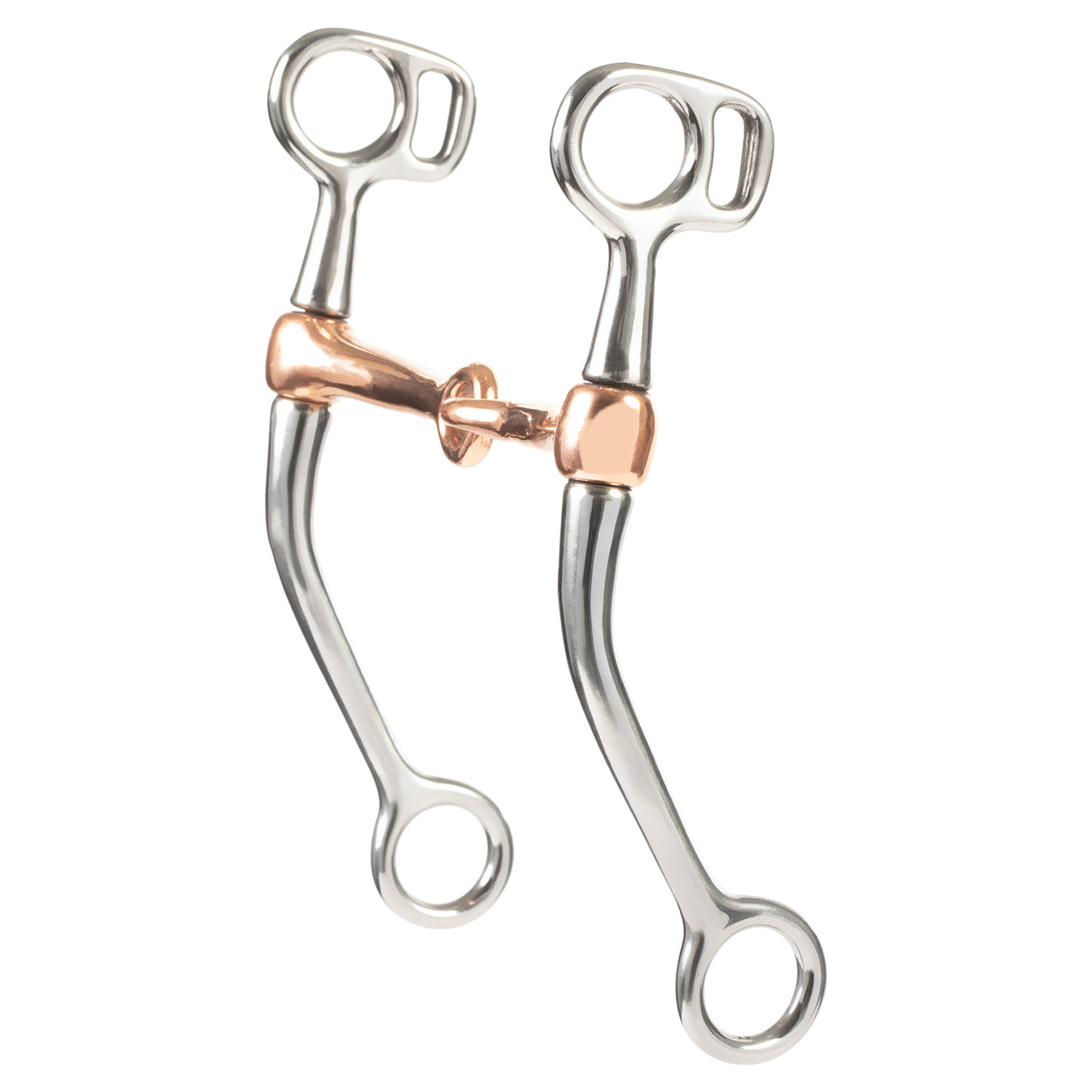 Tom Thumb Bit, 5" Copper Mouth, Stainless Steel