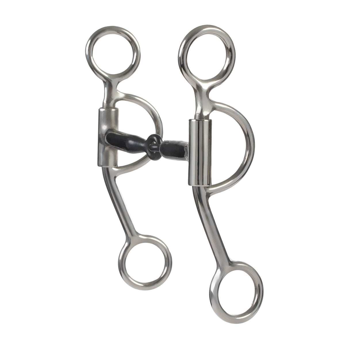 All Purpose Bit, 5" Sweet Iron Snaffle Mouth with Copper Inlay