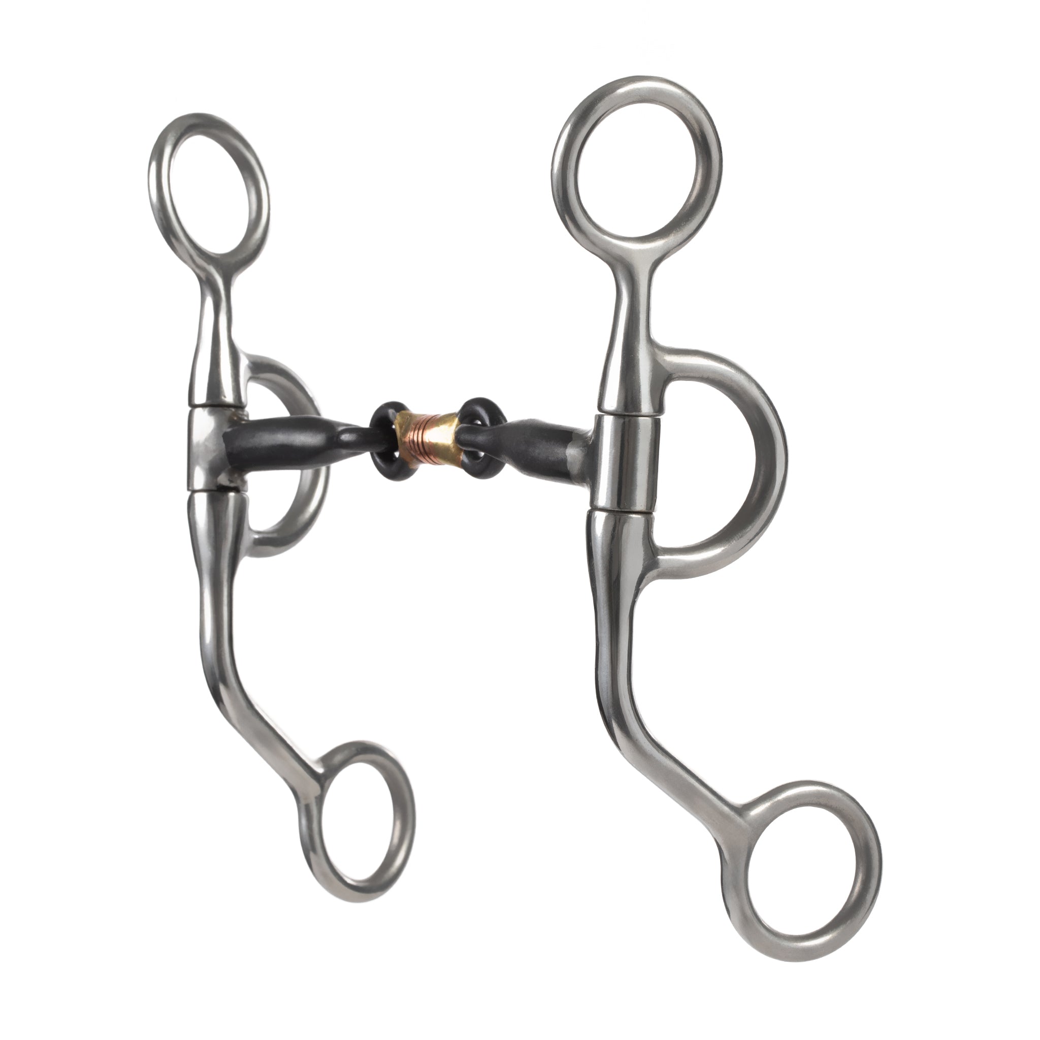 Professional Argentine Bit, 5" Sweet Iron Three-Piece Mouth