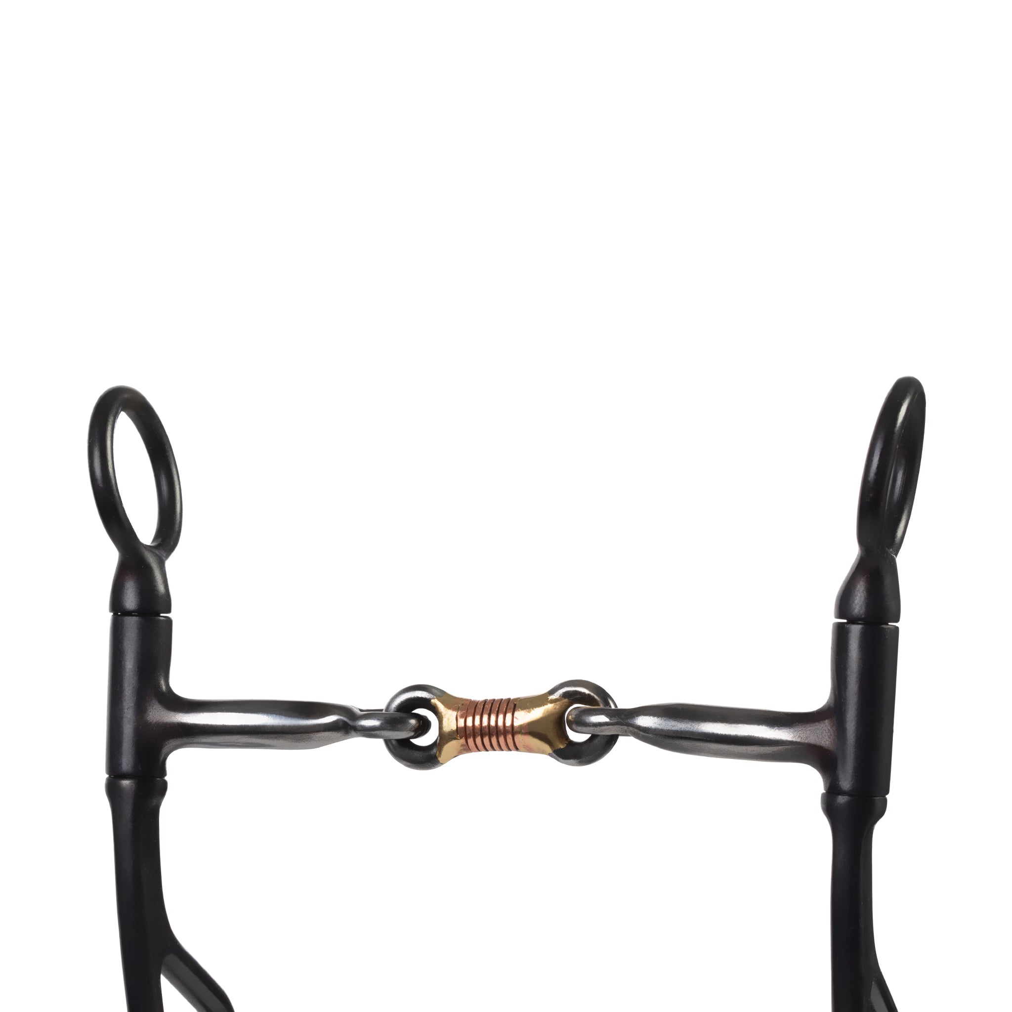 All Purpose Bit, 5" Three-Piece Snaffle Mouth with Copper Inlay