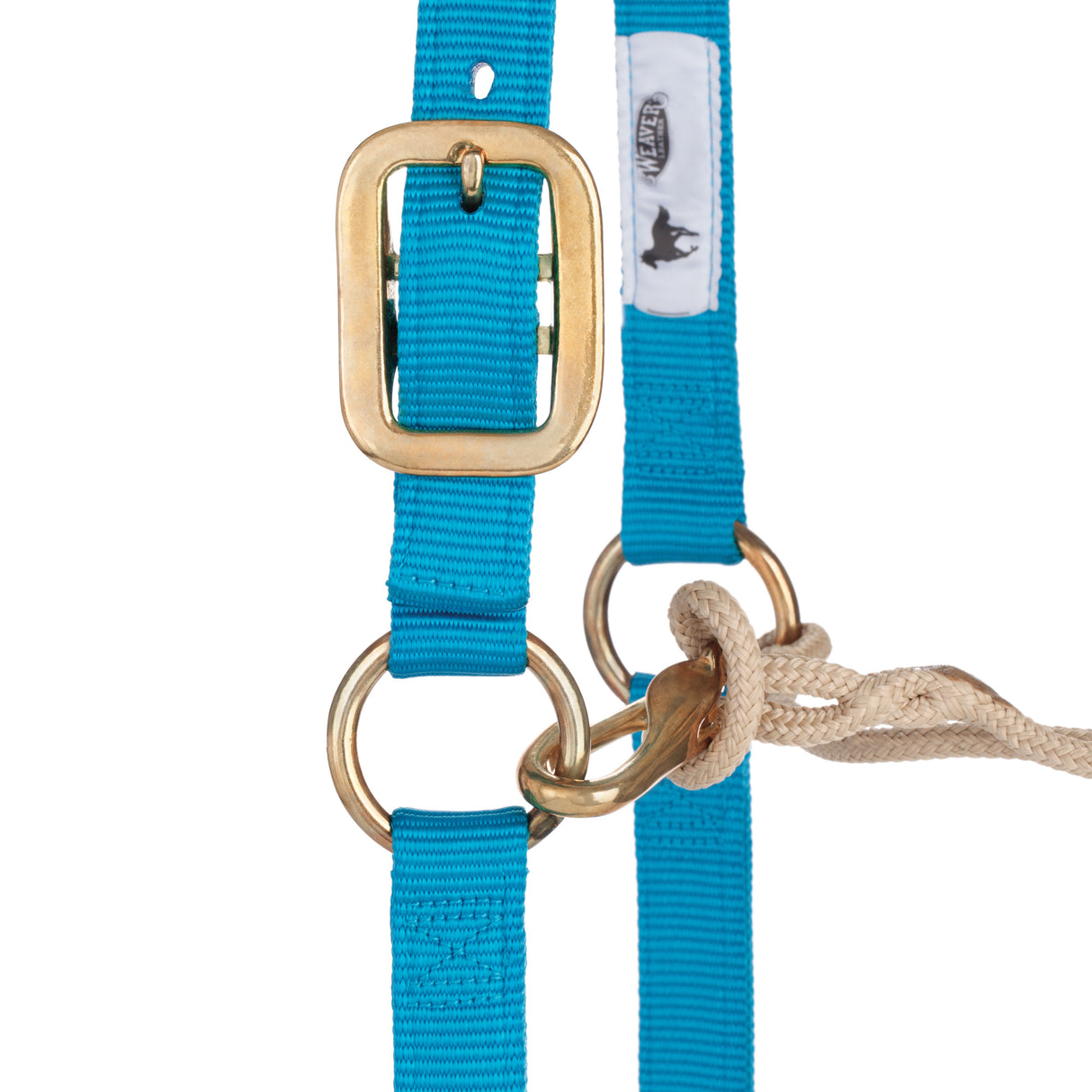 Kalley Krickeberg Nylon & Rope Combination Horseman's Halter with Side Ring
