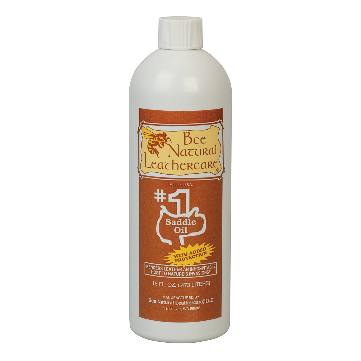 Bee Natural Leathercare® #1 Saddle Oil with Added Protection