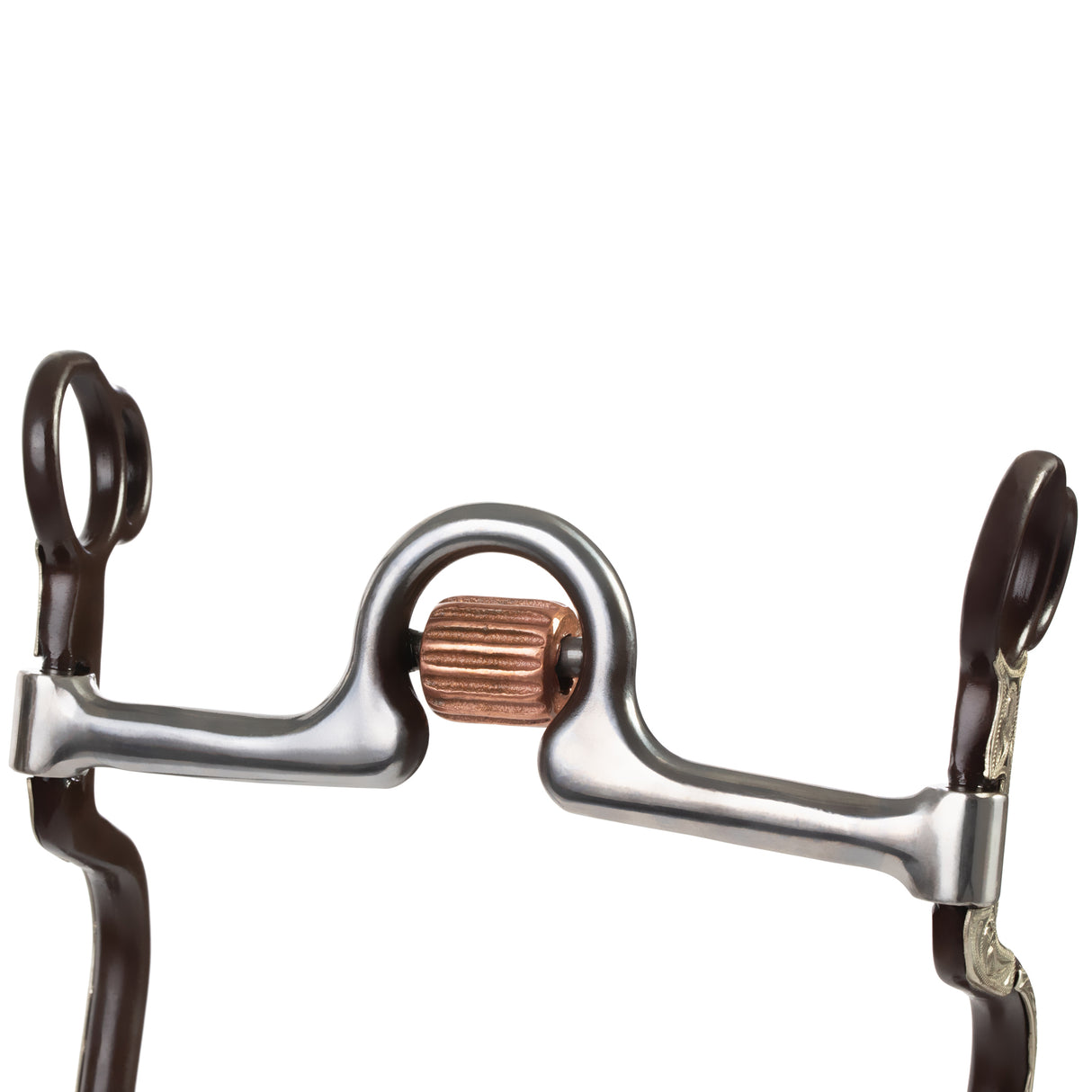 Professional All Purpose Bit, 5" Sweet Iron Ported Mouth with Copper Cricket