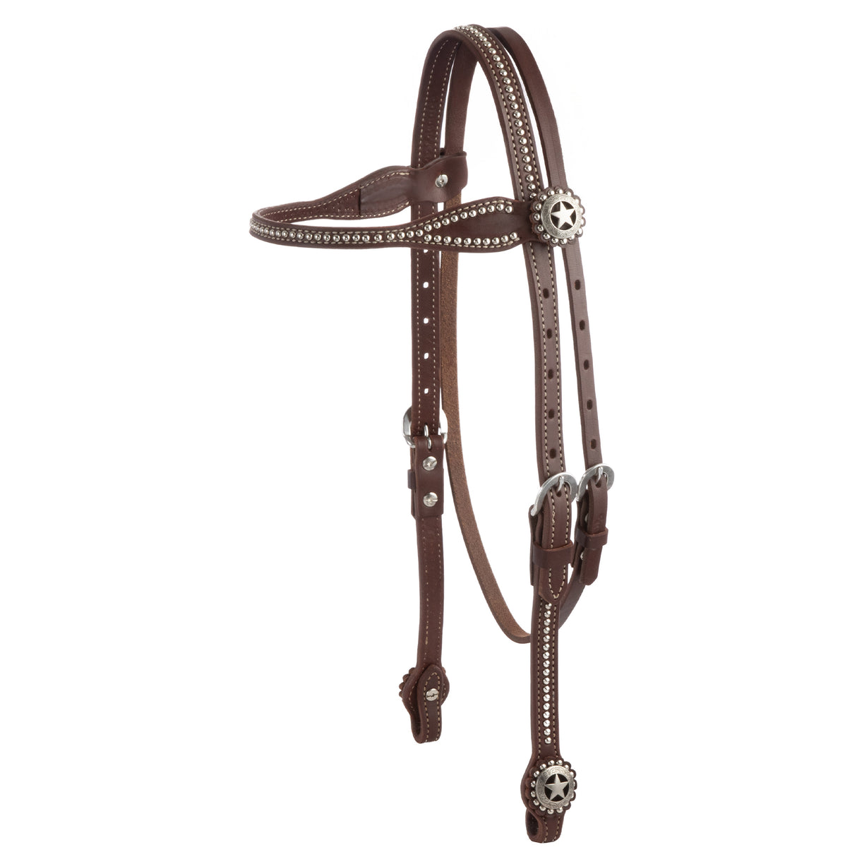 Texas Star Oiled Browband Headstall