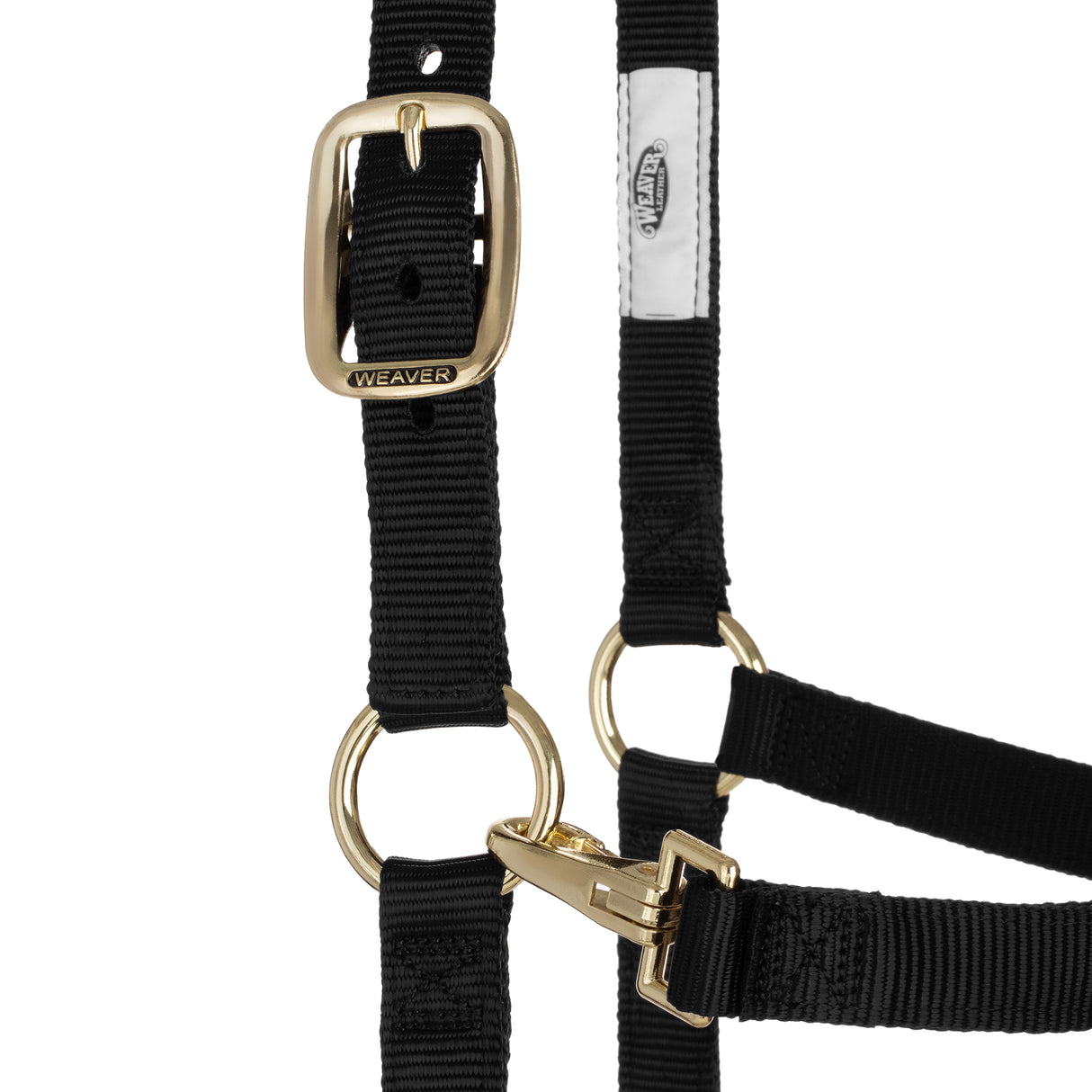 Original Adjustable Chin and Throat Snap Halter, 1" Draft