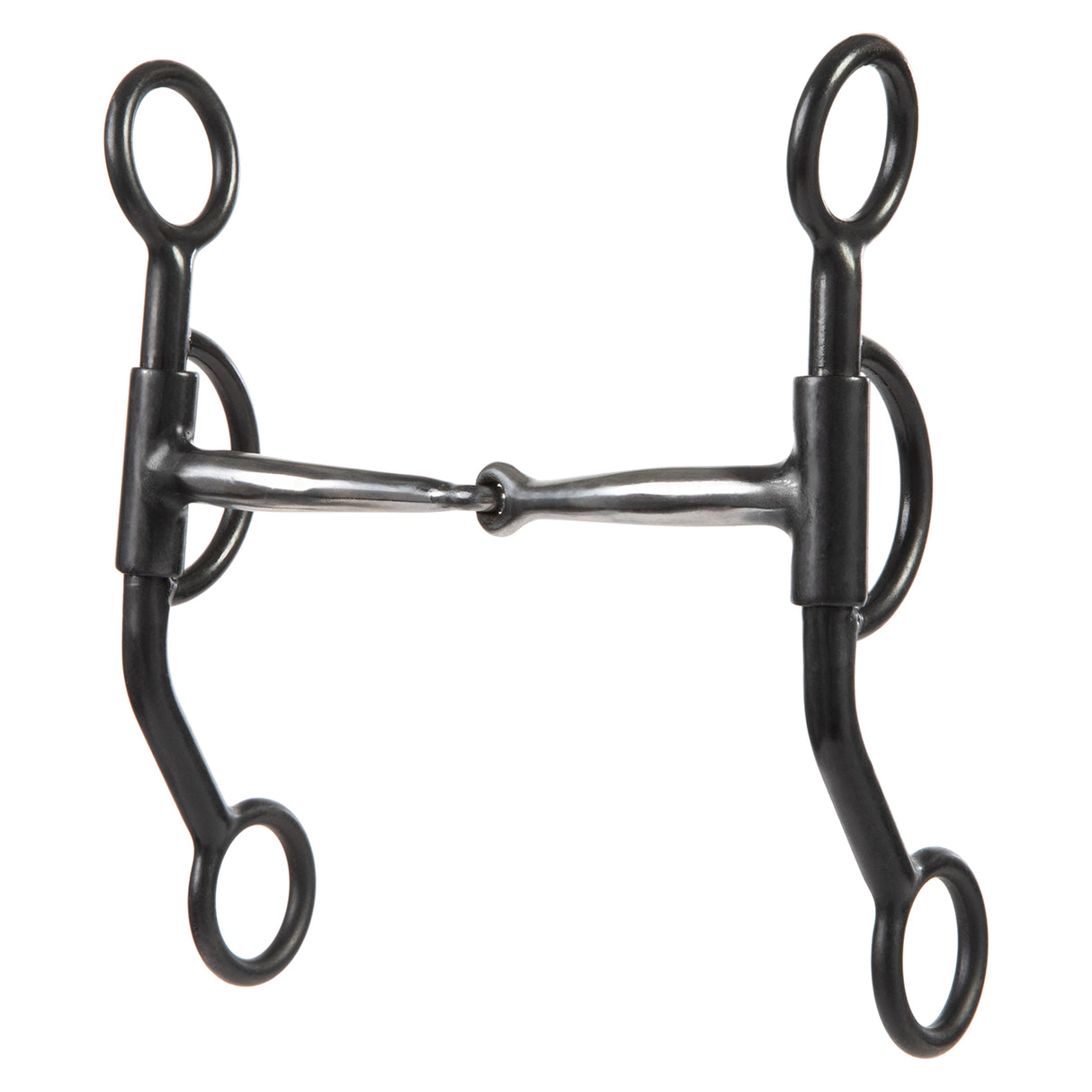Professional Snaffle Bit with 5" Sweet Iron Mouth with Copper Inlay