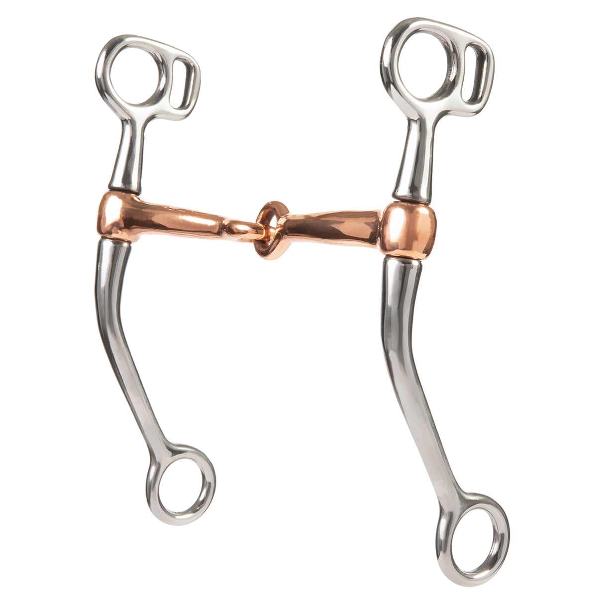 Tom Thumb Bit, 5" Copper Mouth, Stainless Steel