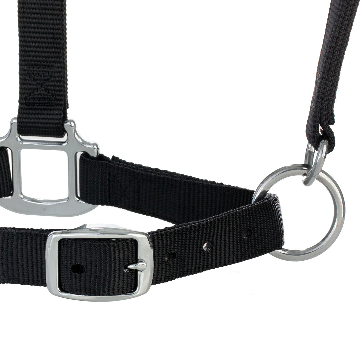 Original Adjustable Nylon Halter with Chrome Plated Hardware