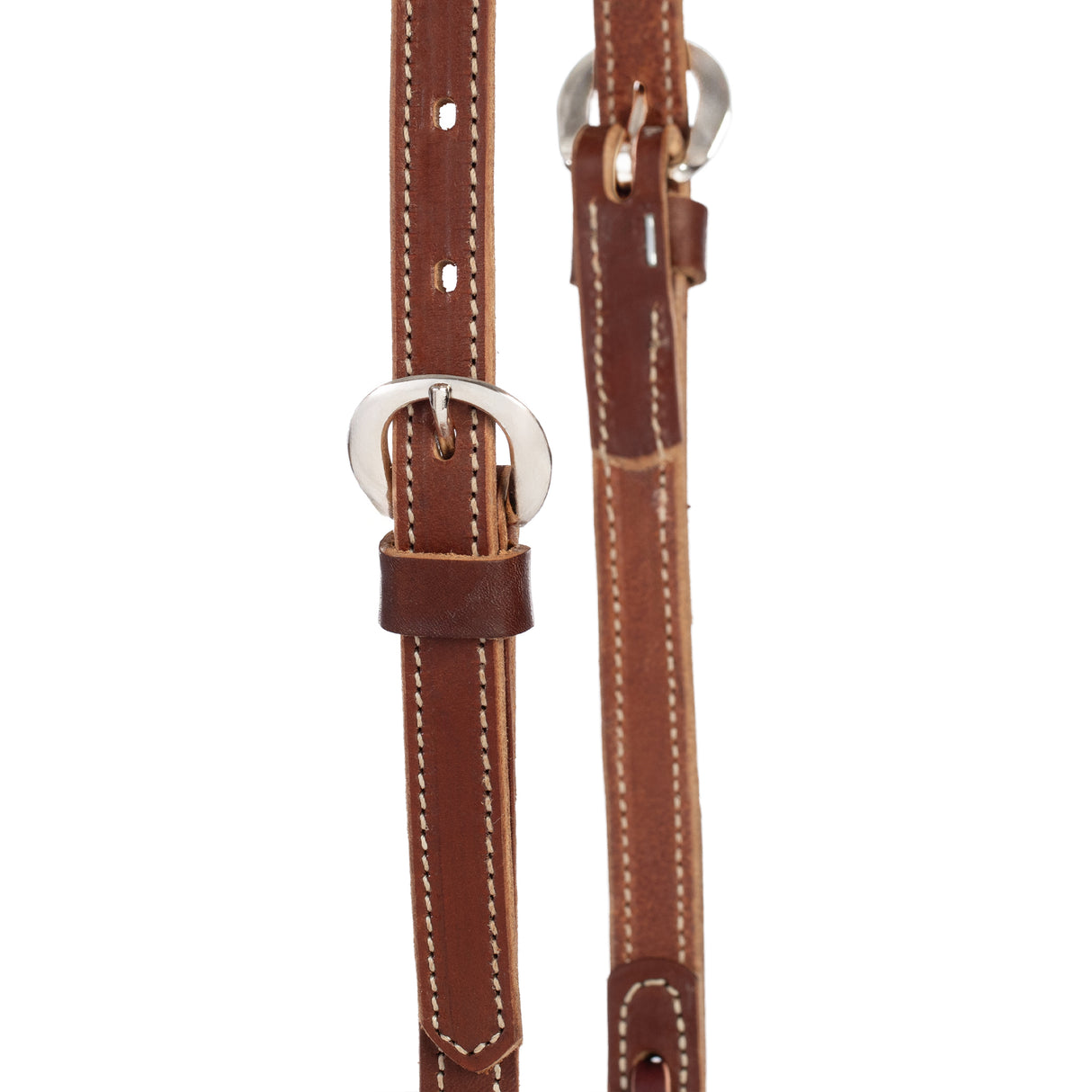 Latigo Leather Flat Sliding Ear Headstall