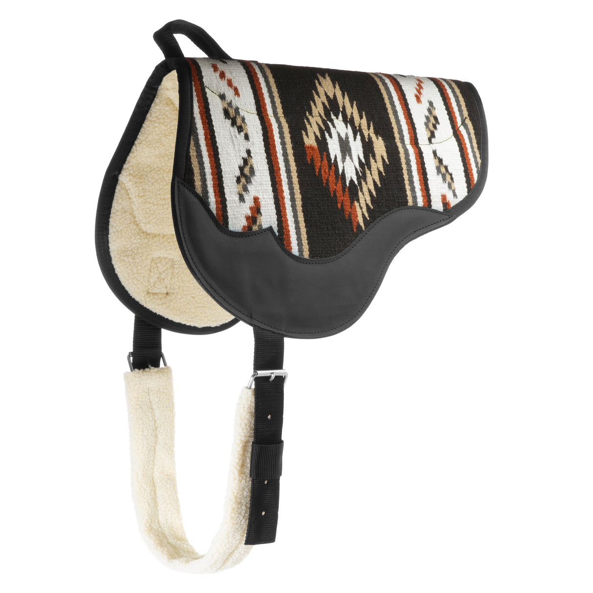 Wool Blanket Top Bareback Pad