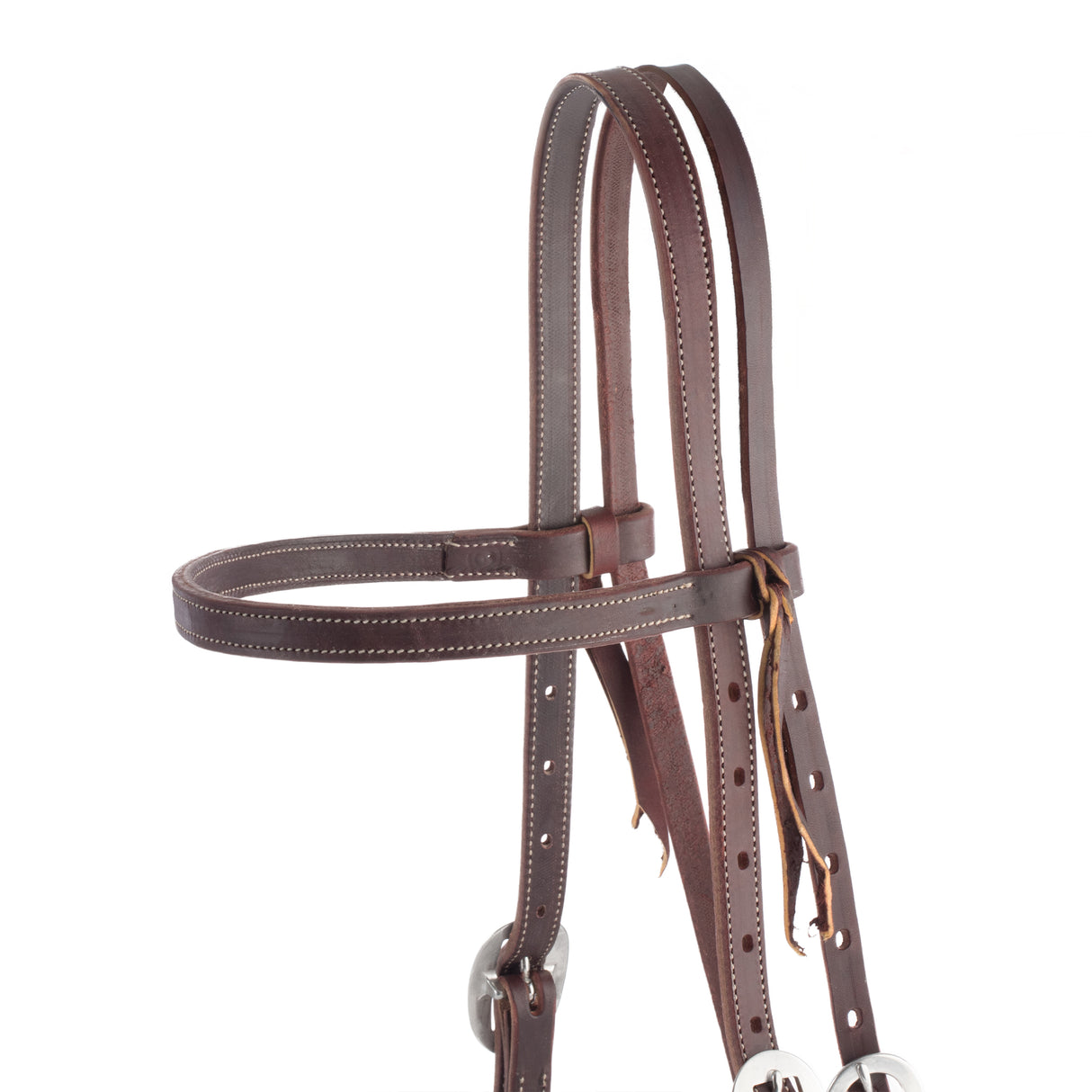 Synergy® Burgundy Latigo Leather Performance Headstall