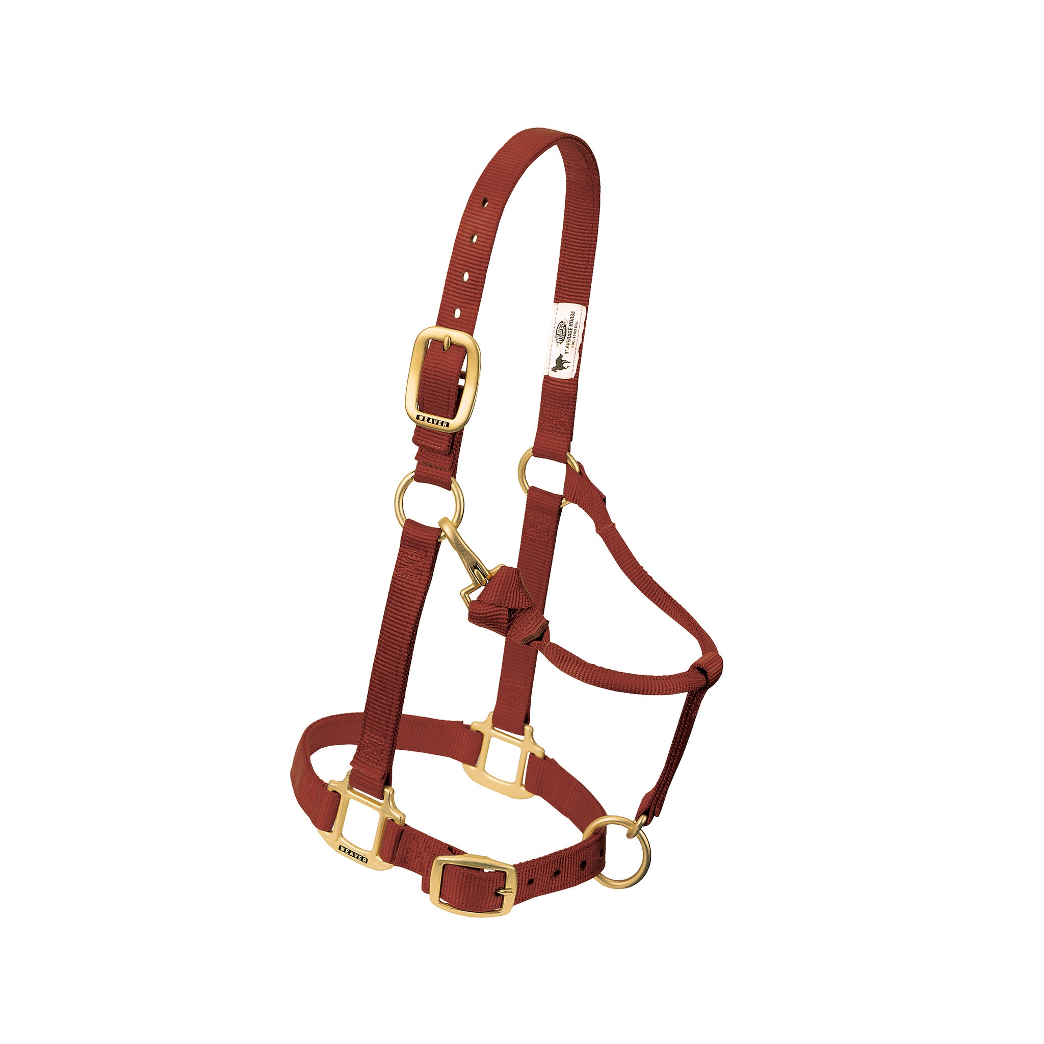 Original Adjustable Chin and Throat Snap Halter, 3/4"