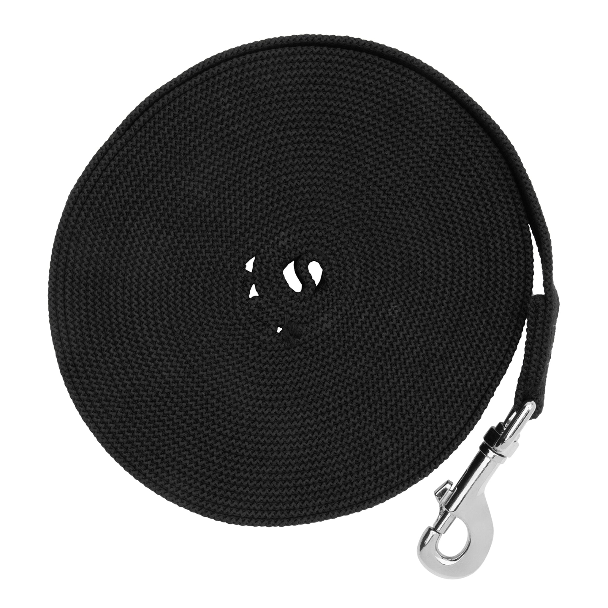 Flat Cotton Lunge Line, 1" x 30 with Nickel