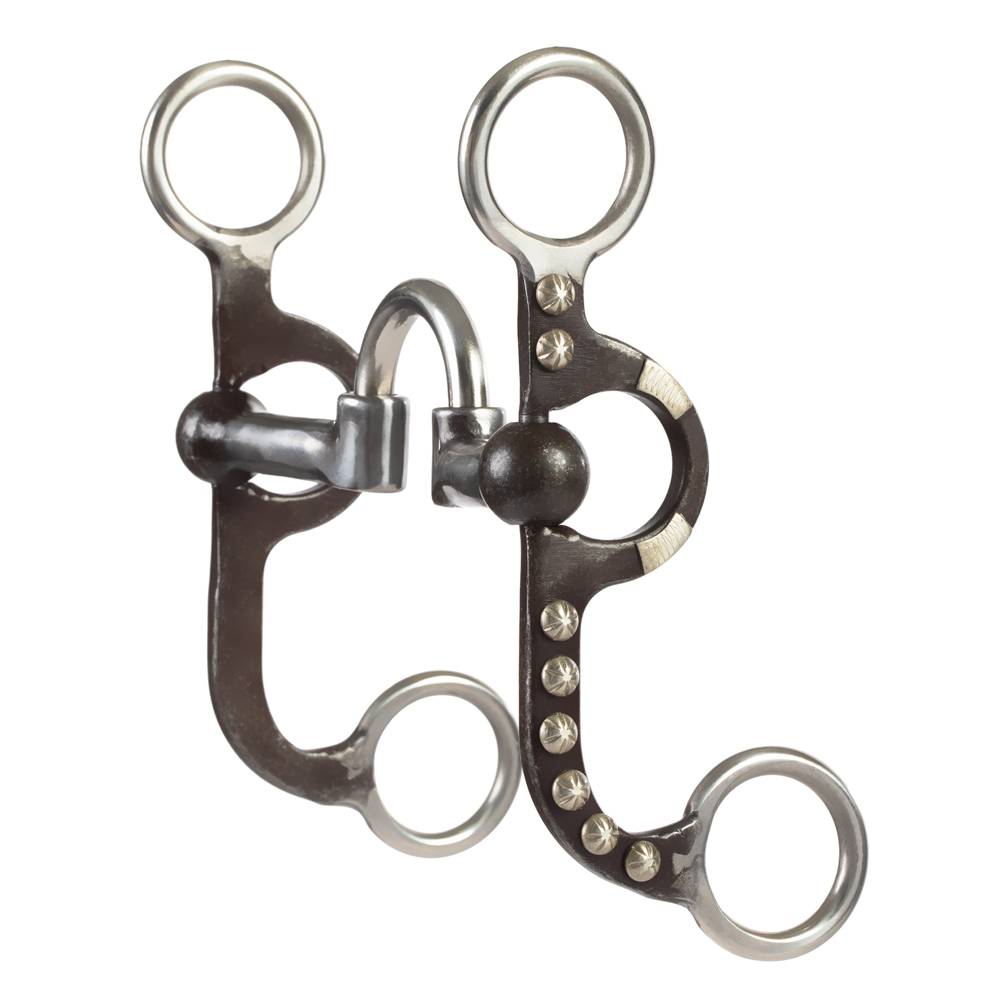 4-5/8" Pony Bit, Correction Mouth, Buffed Black