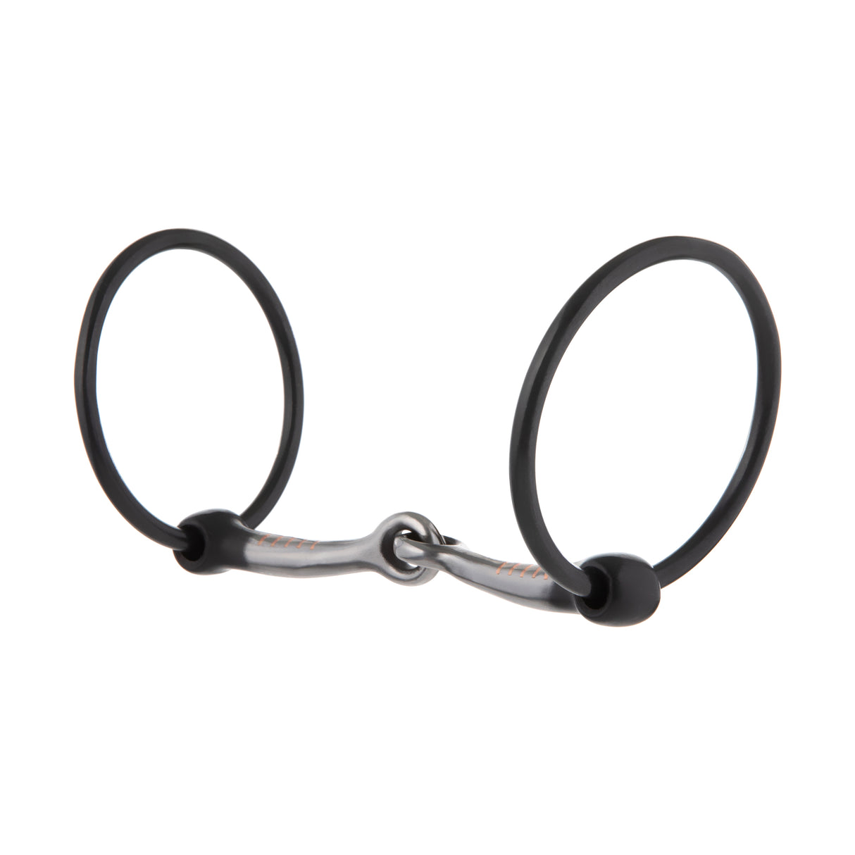 Ring Snaffle Bit with 5" Sweet Iron Snaffle Mouth with Copper Inlay