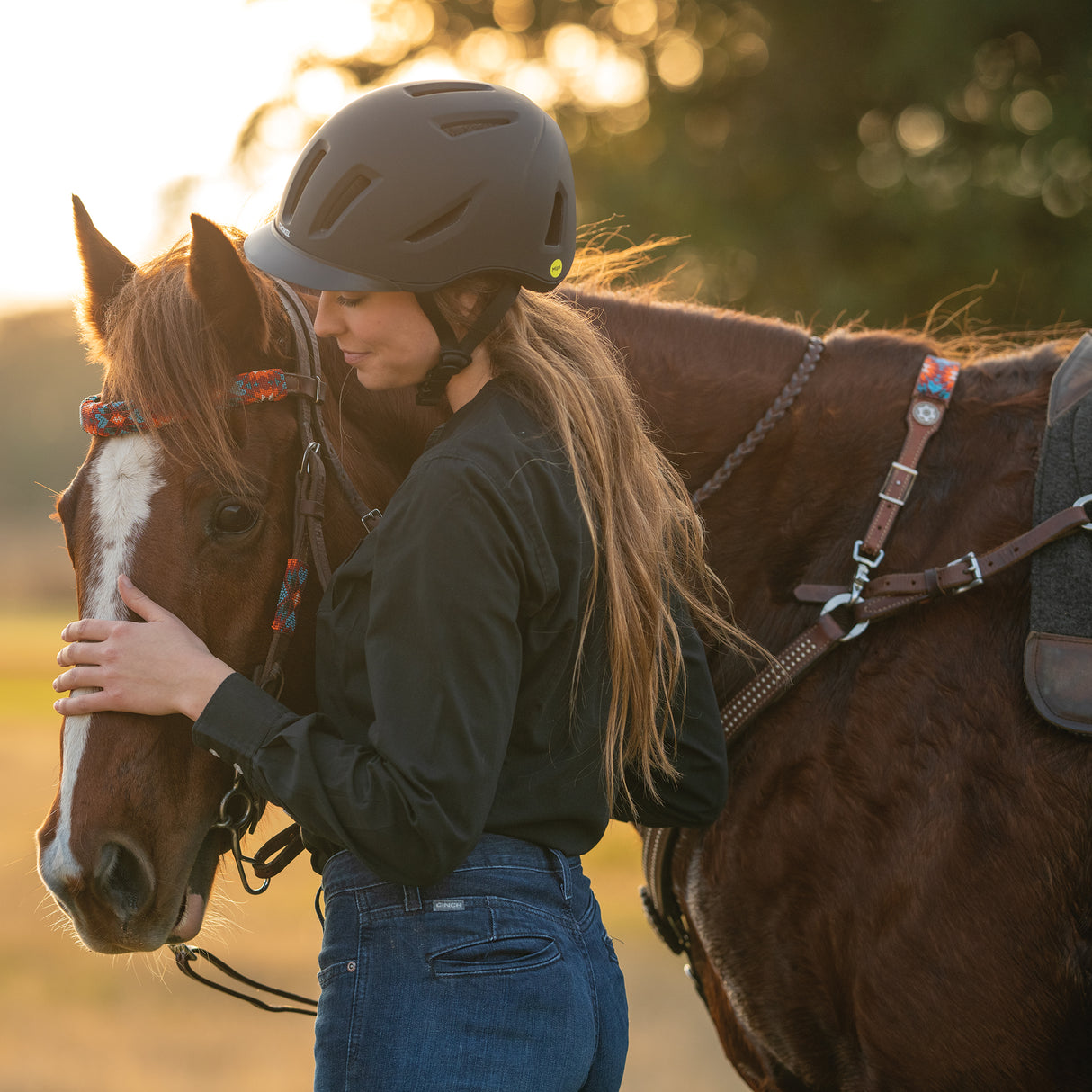 Terrain™ Horse Riding Helmet with Mips® Technology, Multi-Directional Impact Protection System
