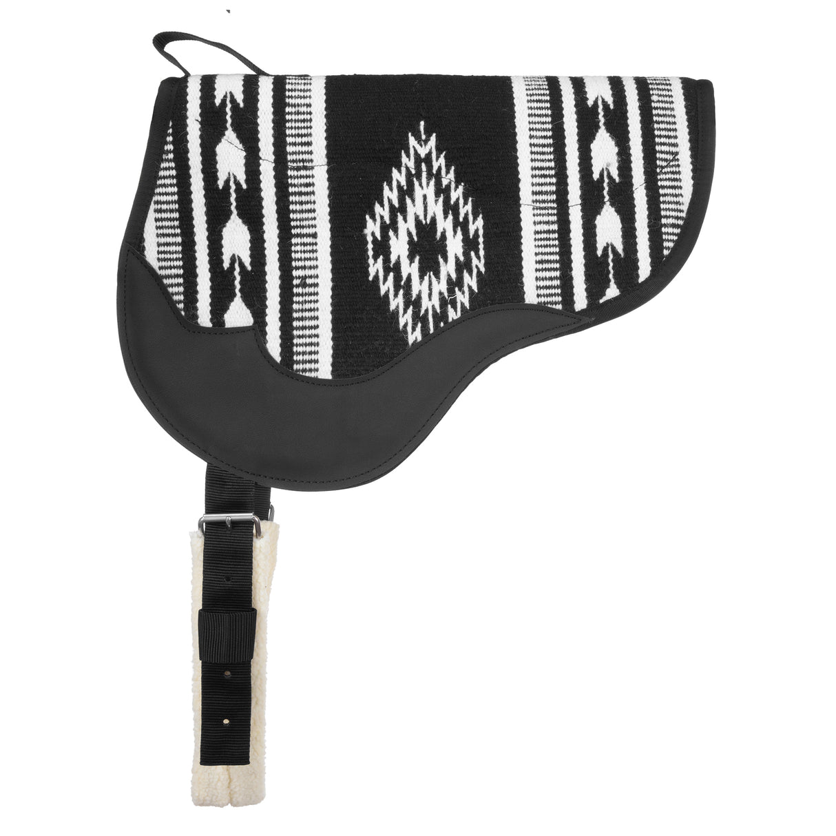 Wool Blanket Top Bareback Pad