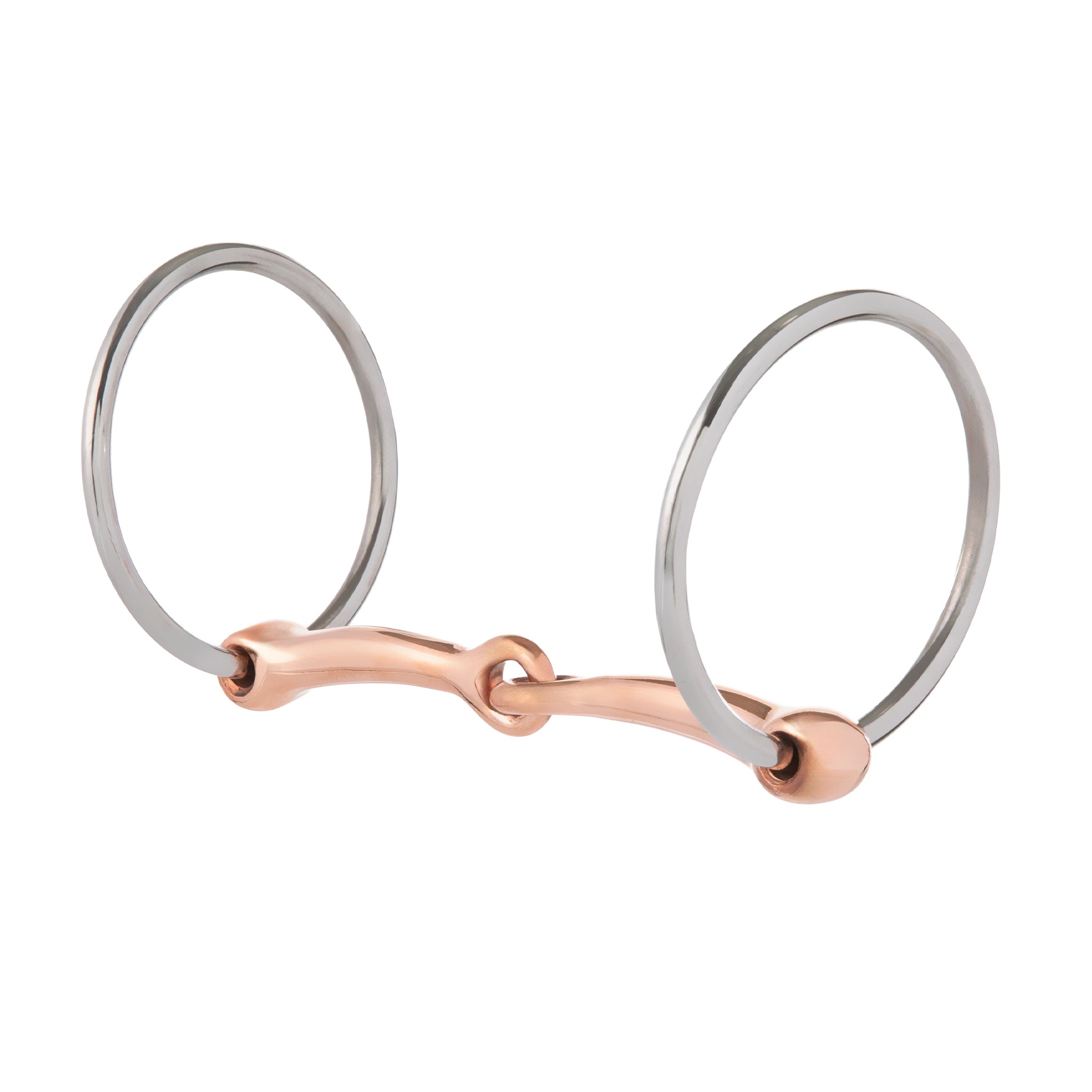 Professional Ring Snaffle Bit, 5" Copper Mouth