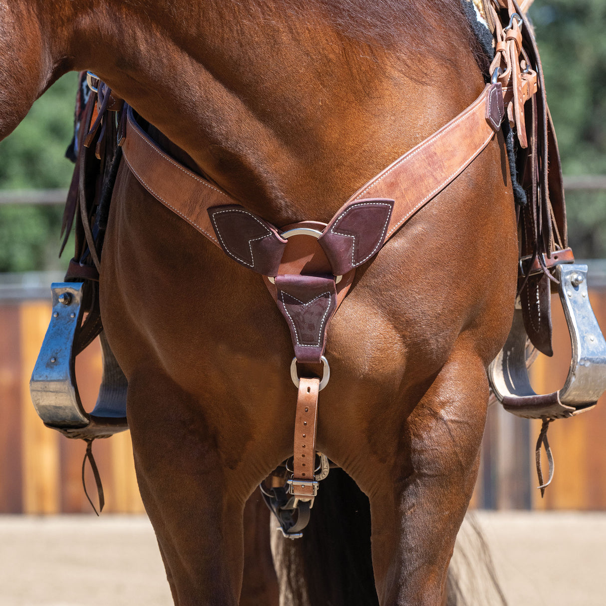 Harness and Latigo Leather Roper Breast Collar