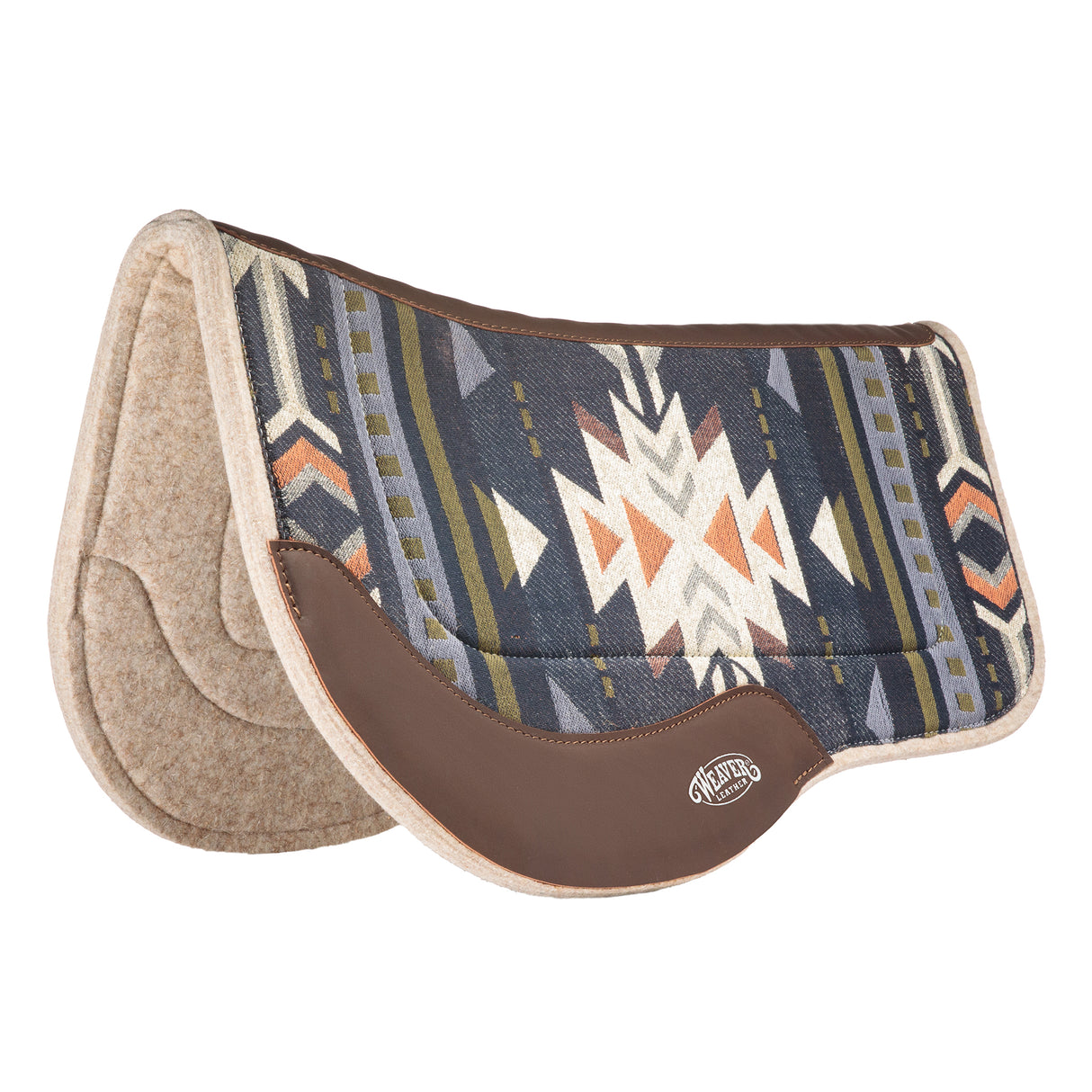All Purpose Trail Gear Contoured Wool Blend Felt Saddle Pad