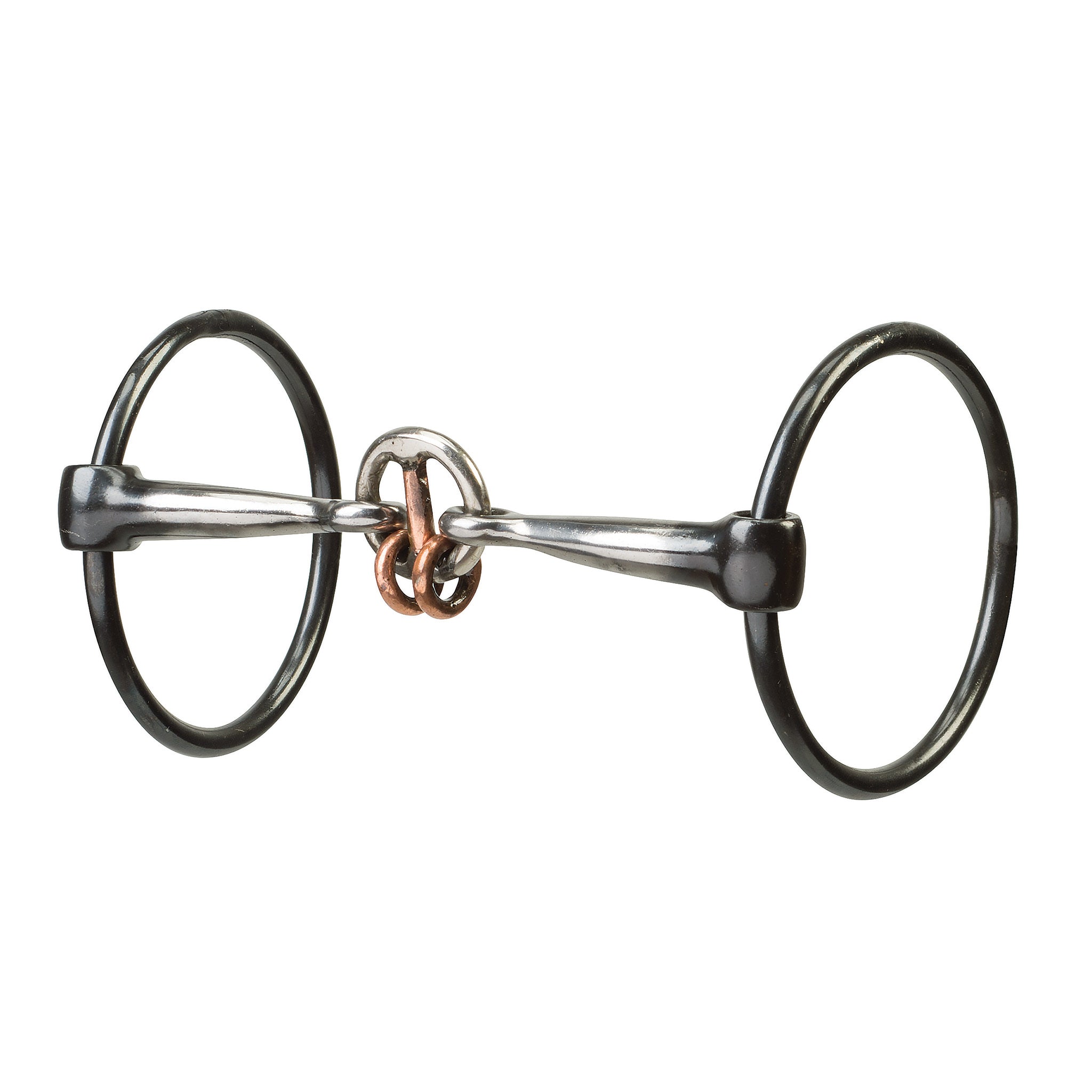 Ring Snaffle Bit with 5" Sweet Iron Smooth Lifesaver Mouth