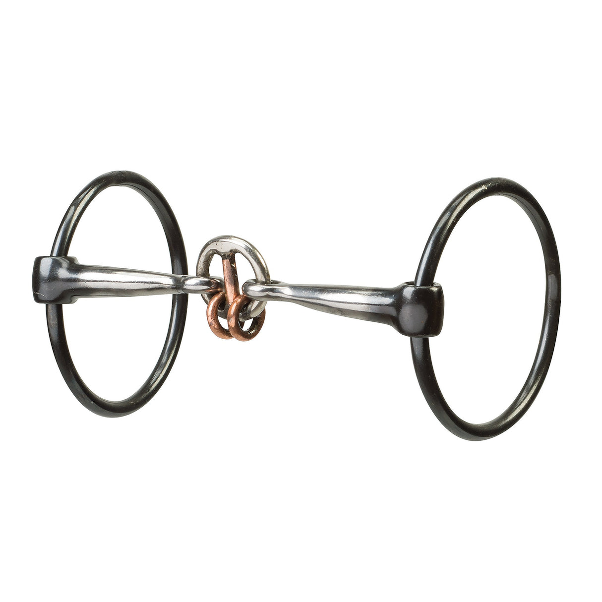 Ring Snaffle Bit with 5" Sweet Iron Smooth Lifesaver Mouth