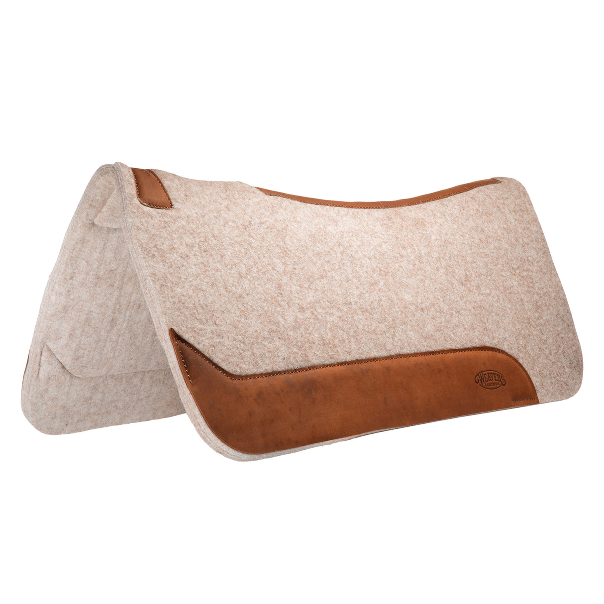 Contoured Wool Blend Felt Saddle Pad