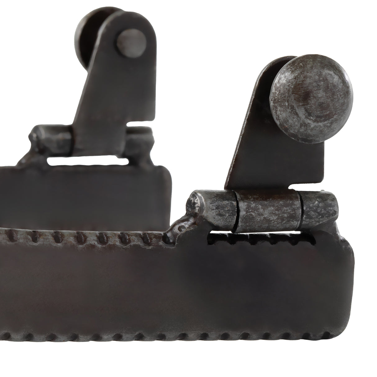 Ladies' Western Spurs with Plain Buffed Brown Band