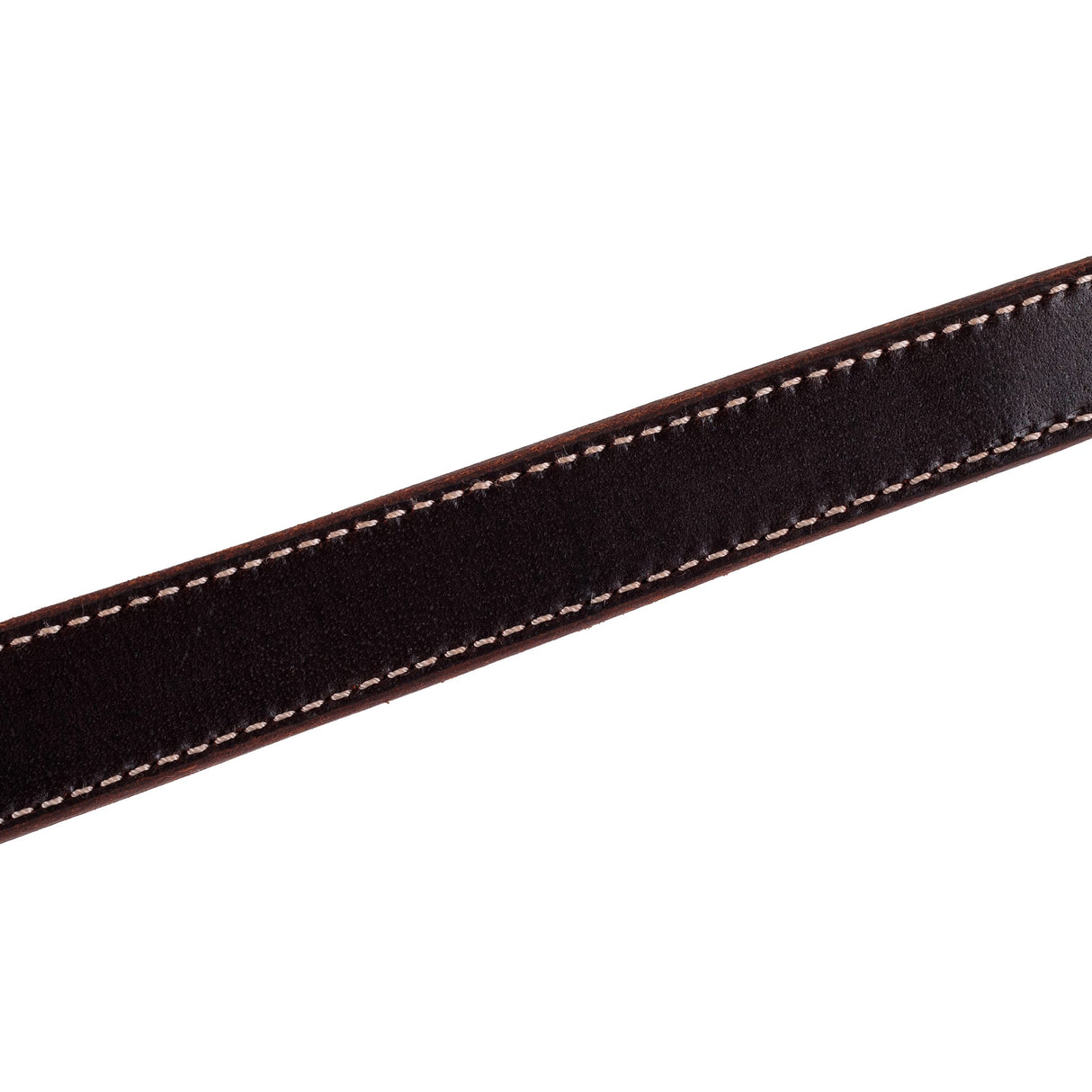 Buffalo Leather Contoured Breast Collar, Burgundy