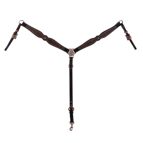 Western Floral Scalloped Breast Collar