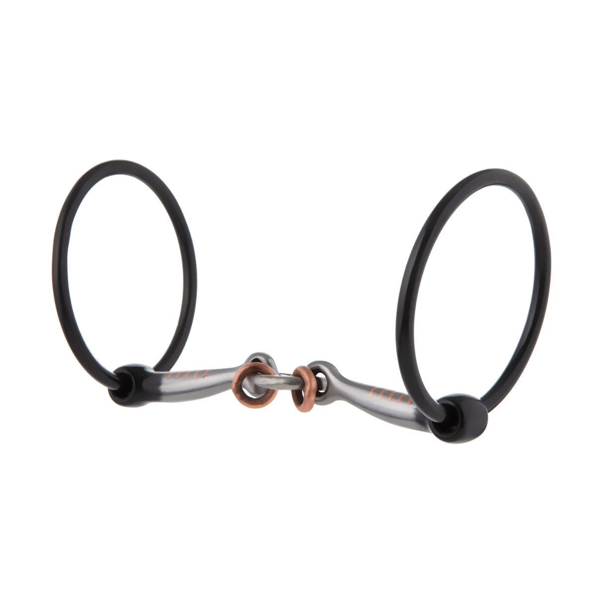 Ring Snaffle Bit with 5" Sweet Iron Smooth Lifesaver Mouth