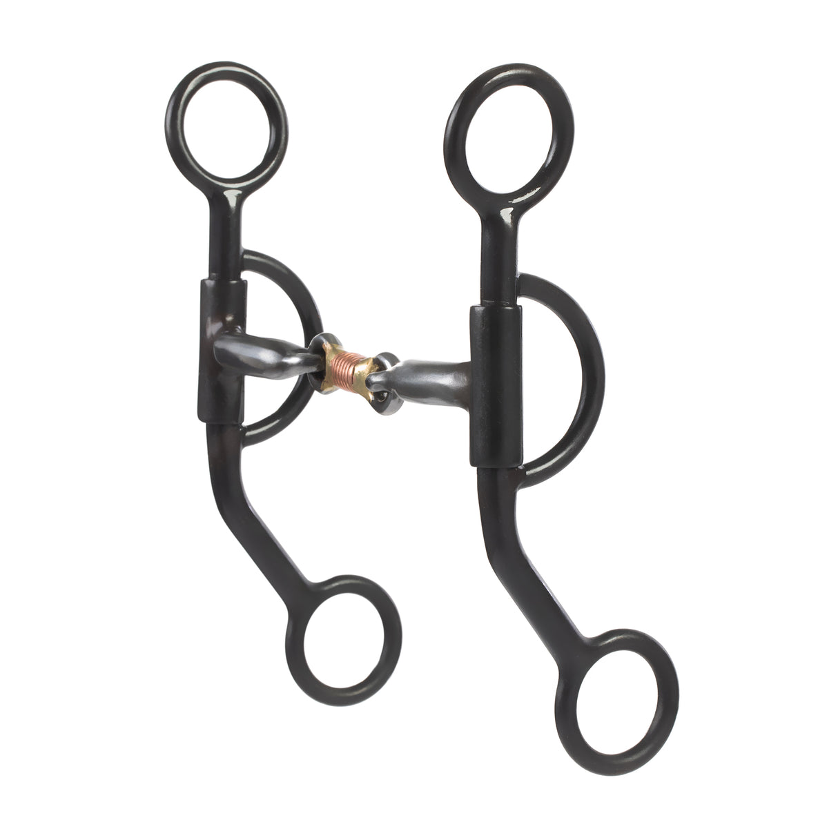 Professional Shank Bit with 5" Sweet Iron Copper Wire Wrapped Dogbone Mouth