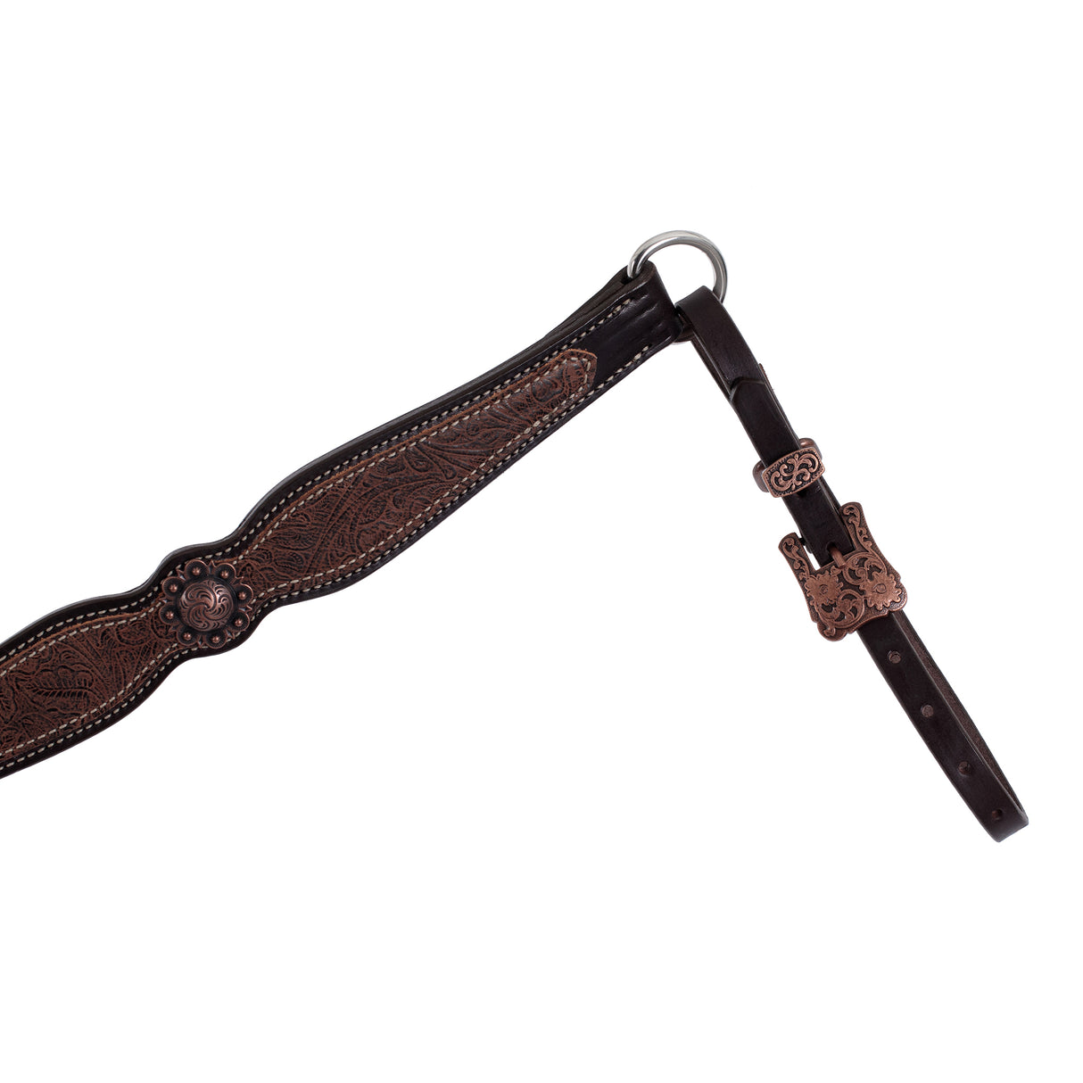 Western Floral Scalloped Breast Collar